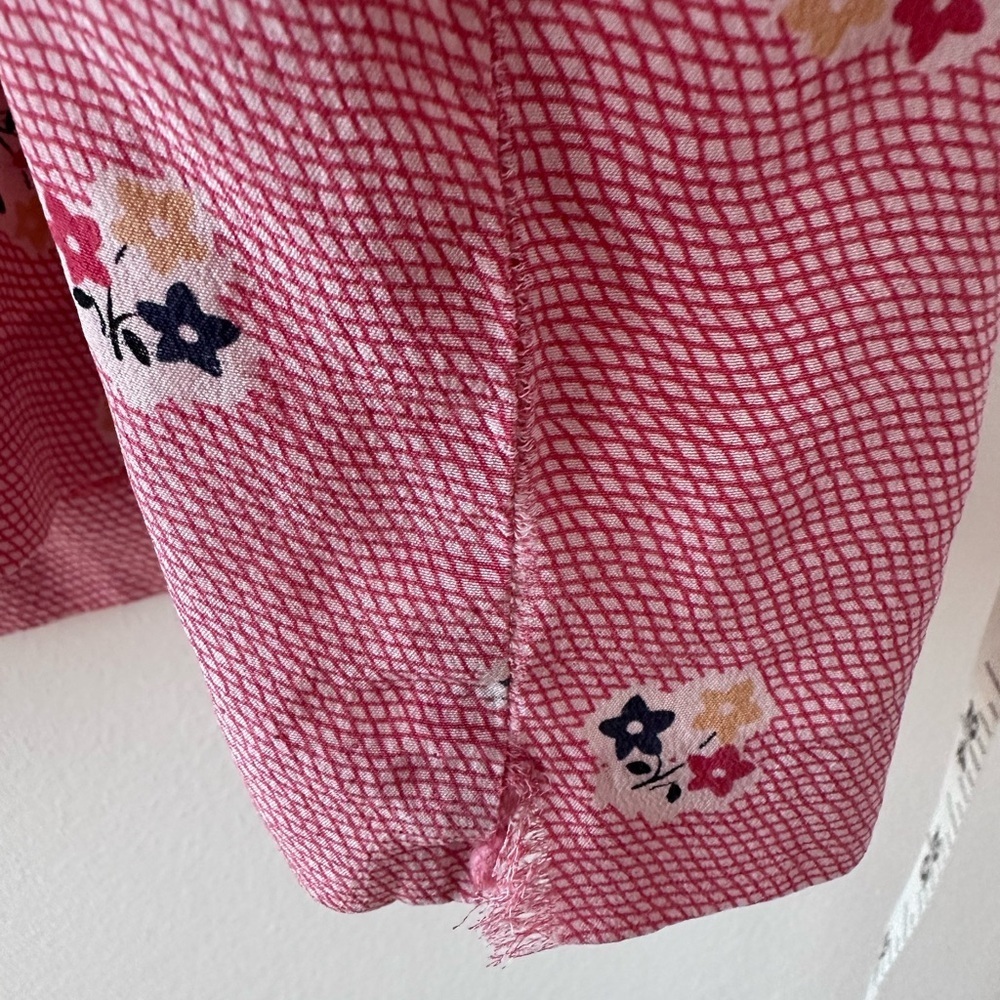 Urban Outfitters Cooperative 100% Silk Floral Ruffle Dress/top | Size Large - Picture 14 of 14